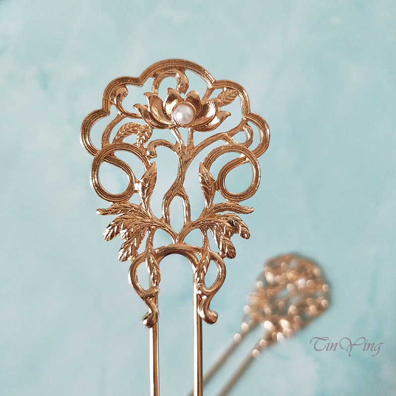 GETNOIVAS Trâm Cài Tóc Bằng Hợp Kim Phong Cách Vintage Thanh Lịch Cá Tính Dành Cho Nữ