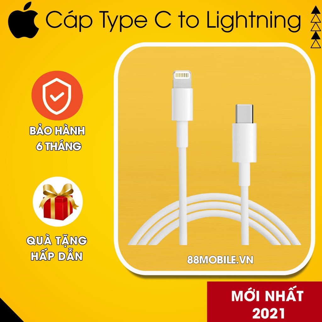 Dây sạc iPhone cáp Type C to Lightning chuẩn zin chính hãng