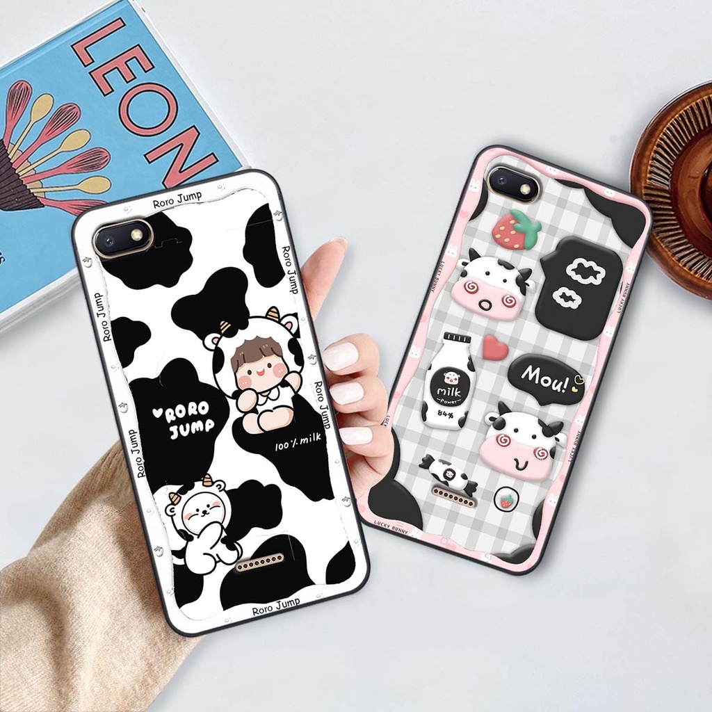Ốp lưng Xiaomi Redmi 4A / 5A / 6A in hình gấu cute,bò sữa 3D cute dễ thương bảo vệ điện thoại