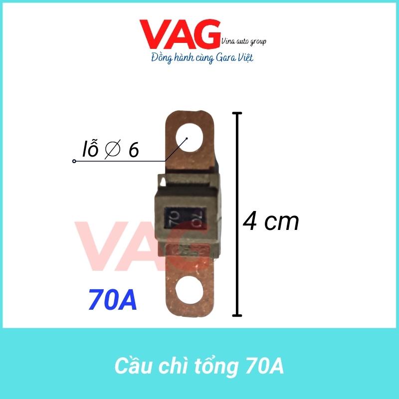 [Mua 5 tặng 1] Cầu chì tổng 250A, 125A, 80A, 70A, 60A dùng cho ô tô, xe tải, máy công trình