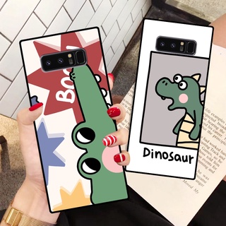 Ốp lưng Samsung Note 8 - Note 9 in hình cá mập, khủng long dễ thương, cute (T01 - T06)