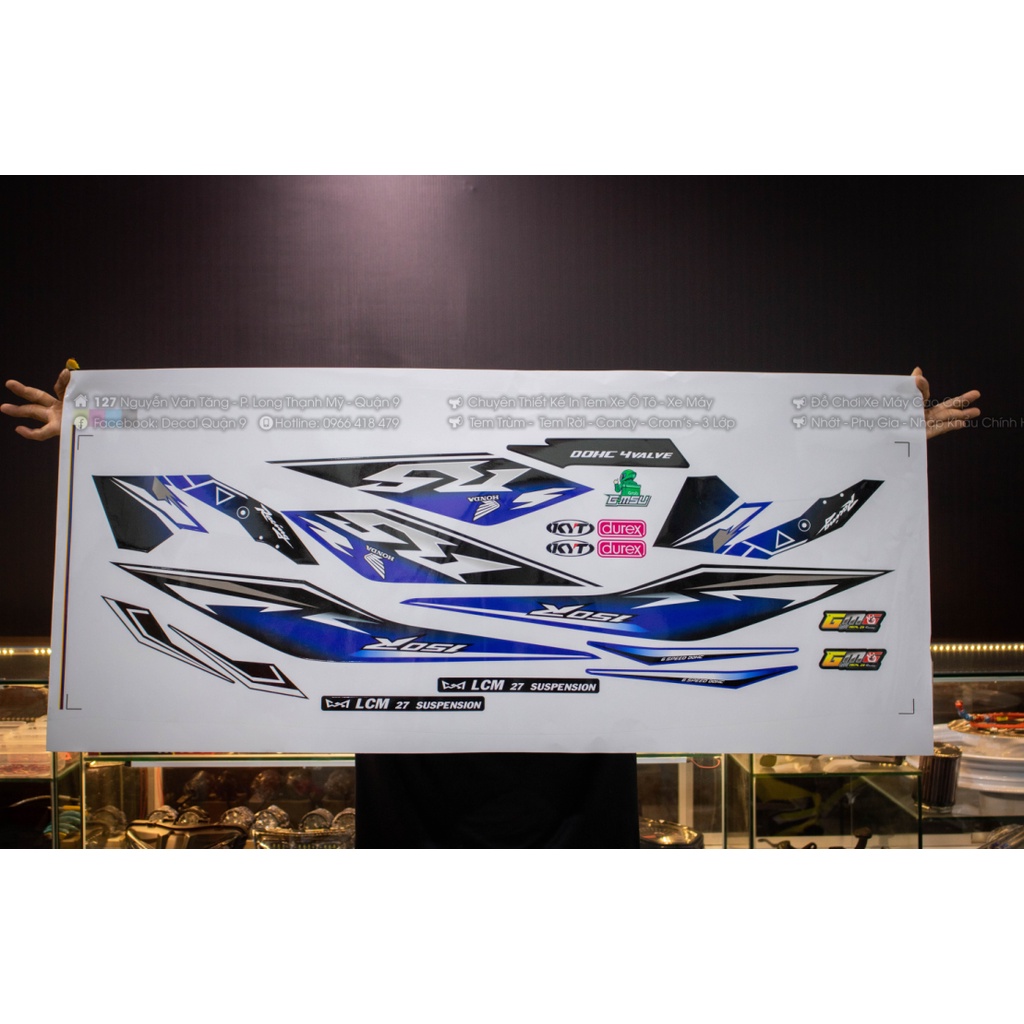 Thiết kế dành cho xe đường phố, tem 3 lớp