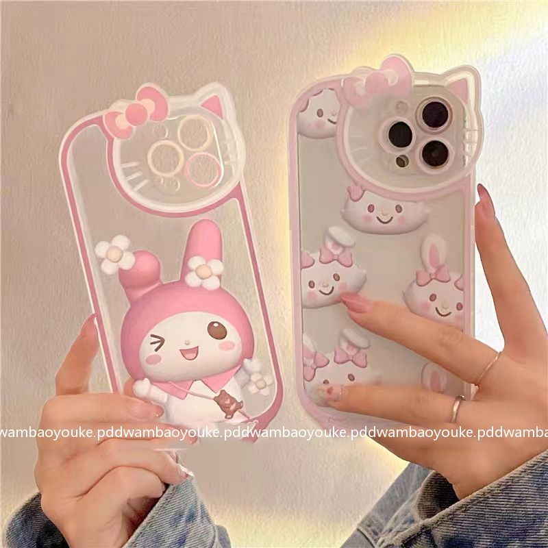 Ốp Điện Thoại In Hình Mèo Melody Dễ Thương Cho Iphone 13 12Promax 11 X