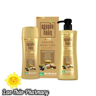 Dầu gội dược liệu Nguyên Xuân chai vàng giúp tóc bồng bềnh mềm mượt