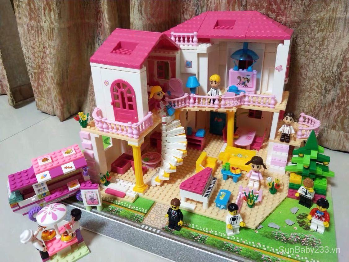 Bộ Đồ Chơi Lego Xếp Hình Lâu Đài Công Chúa Elsa