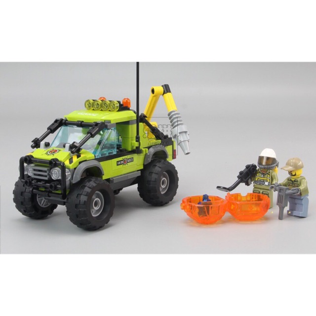 Mô Hình LEGO City 60122 - Máy Đào Núi Lửa
