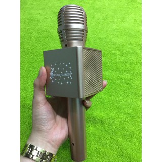 Mic Karaoke Kèm Loa Bluetooth Q7 Đồng