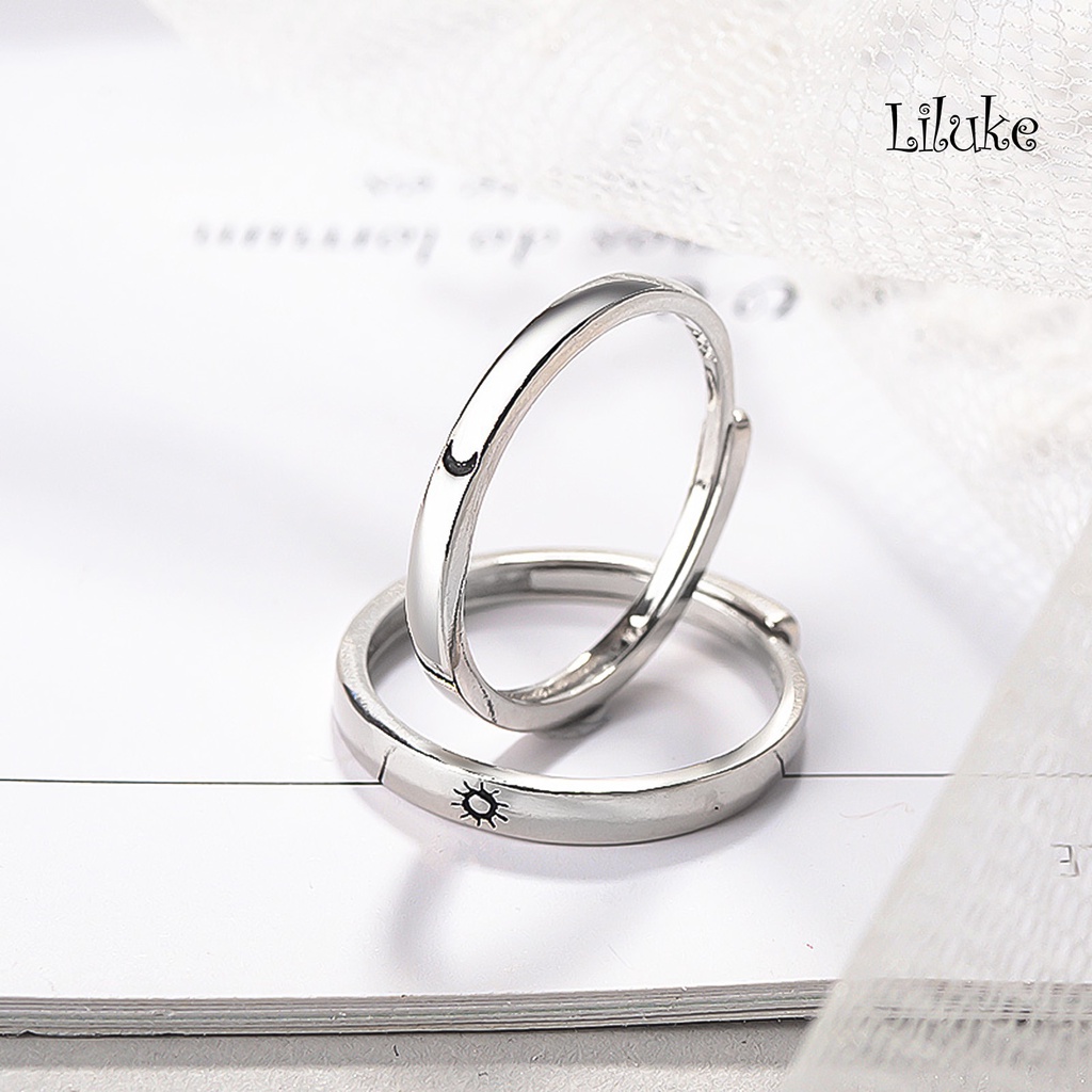 1 Cặp Nhẫn Đồng Chống Trầy Xước Có Thể Điều Chỉnh Kích Thước