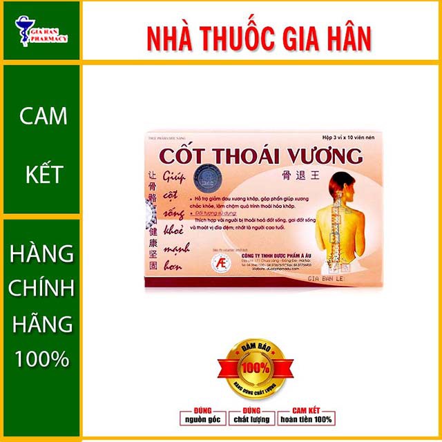 Cốt Thoái Vương Giảm Đau Nhức và Hỗ Trợ Trị Bệnh Xương Khớp