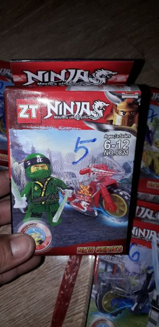 Lắp ráp 1hộp LegoNinjago Xe mô tô ZT0821 rất đẹp