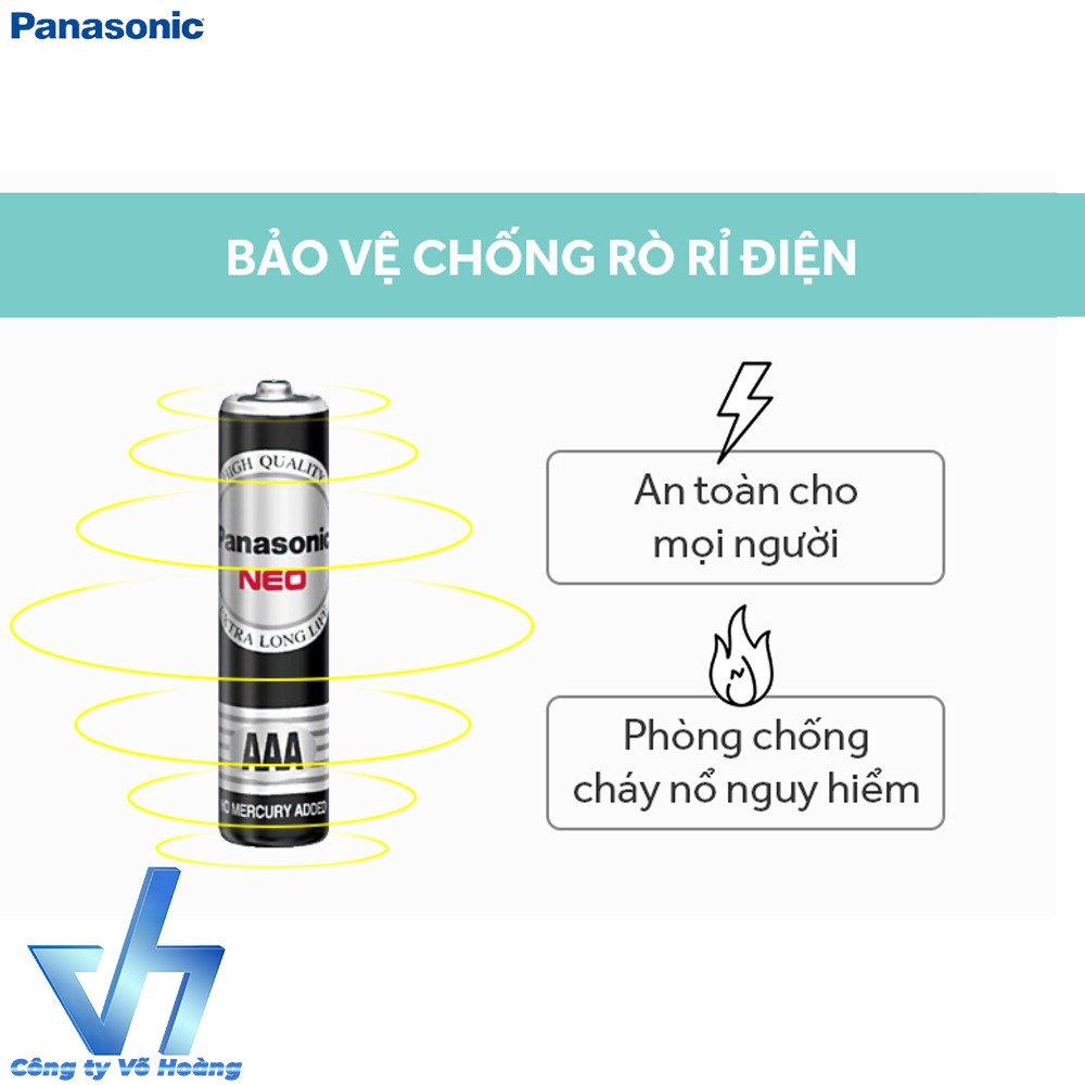 Bộ 24 pin AAA Panasonic R03NT (Đen)