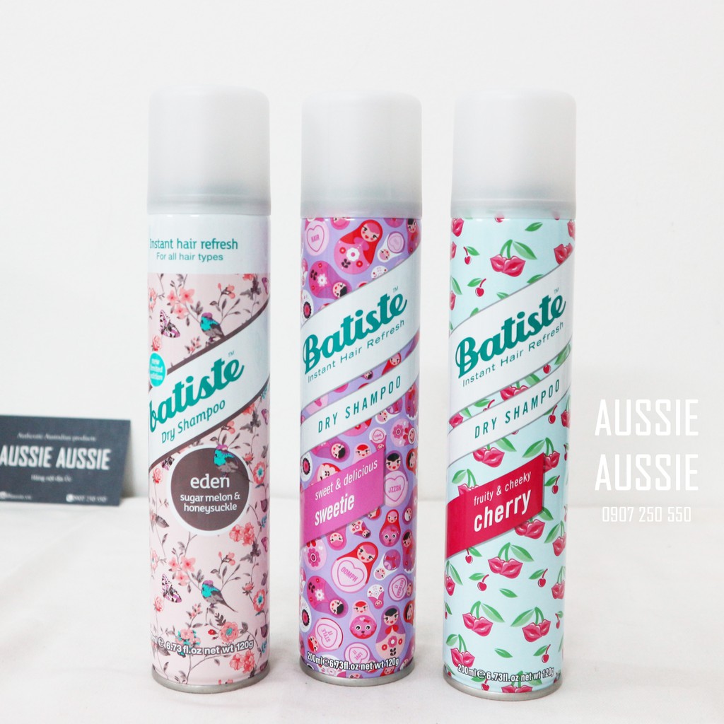 Dầu gội khô Batiste Dry Shampoo 50ml & 200ml