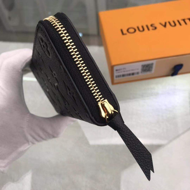 Ví dài kéo khoá cho nữ Louis Vuitton LV da thật dập vân logo thương hiệu hàng 1-1 vip