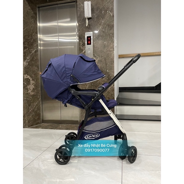 xe đẩy Graco citi ace gầm cao, xanh navy