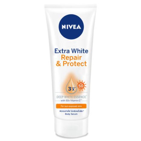 Tinh chất dưỡng thể dưỡng trắng NIVEA ban ngày giúp phục hồi & chống nắng SPF50 (180ml)