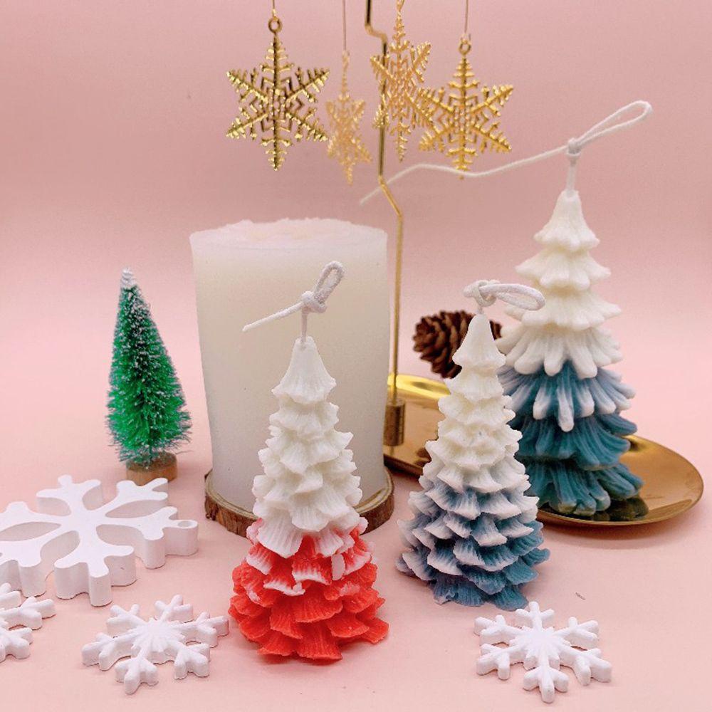 Khuôn Silicone Làm Đồ Trang Trí Thủ Công Hình Cây Thông Giáng Sinh 3D