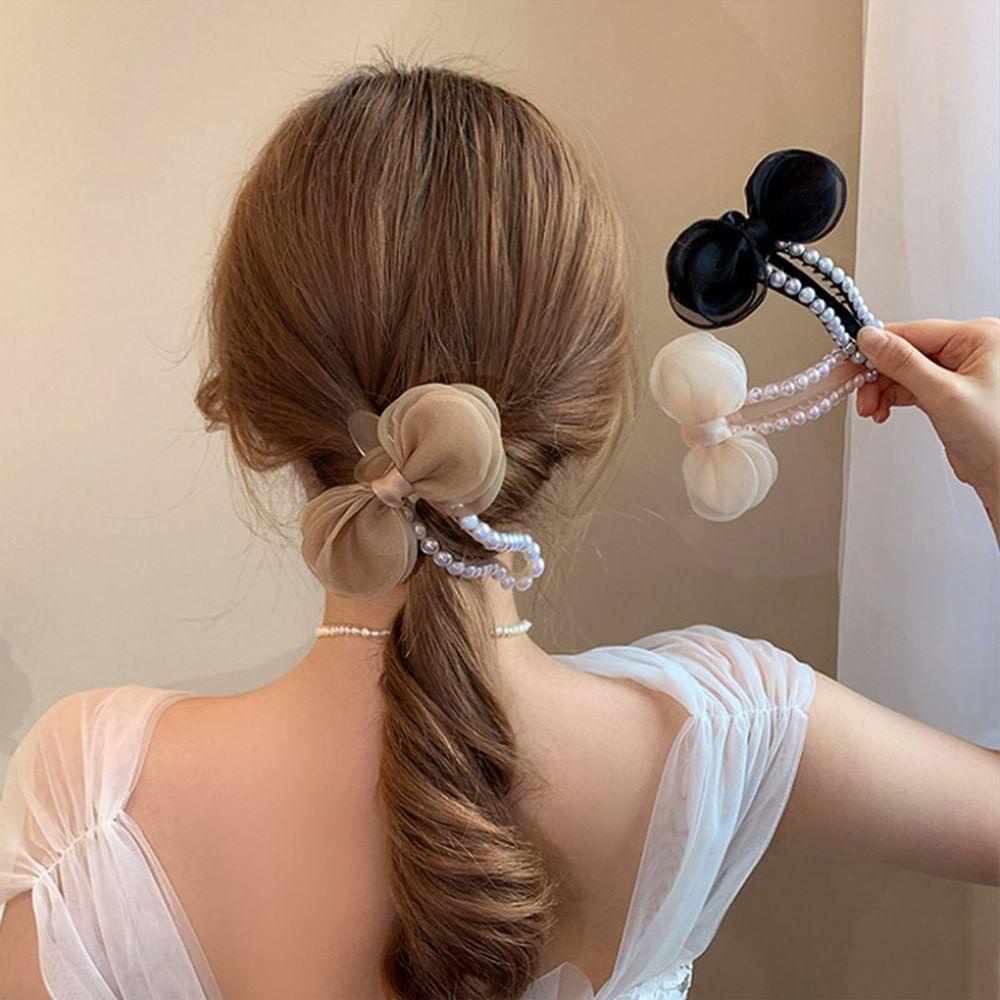 NICKOLAS Kẹp Tóc Hình Nơ Xinh Xắn Cho Nữ