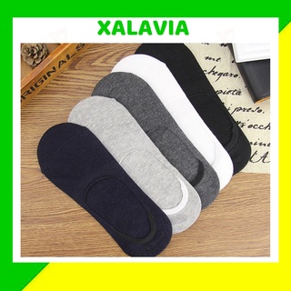 Tất Lười Nam Nữ Vớ Cổ Ngắn Cao Cấp Hàn Quốc Đi Giày Lười XALAVIA XLT11