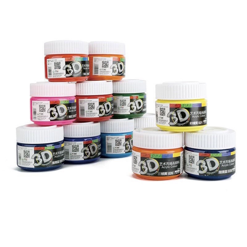 Màu Acrylic 3D-100ml chính hãng Chinjoo