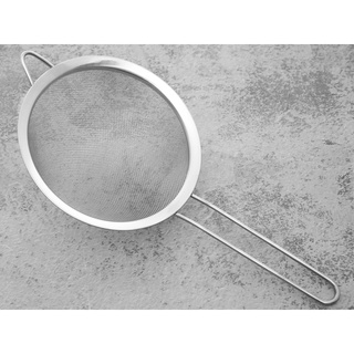 Rây lọc bột, rây lọc cháo Inox 2 lớp mắt dày size 8, 10, 12cm cho bé tập ăn dặm