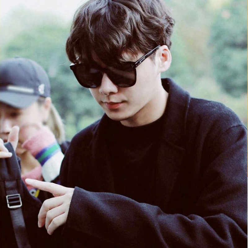 Kính Mát Gọng Vuông To Chống Tia UV Phong Cách Hàn Quốc 2022