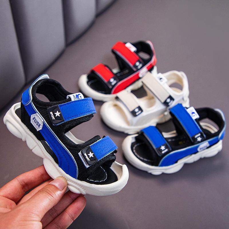 Sandal Bé Trai và bé gái Quai Hậu Mũi Cao  Chống Trơn Chống Vấp Cho Bé Từ 2-5 Tuổi - DÉP MÈO KITTY