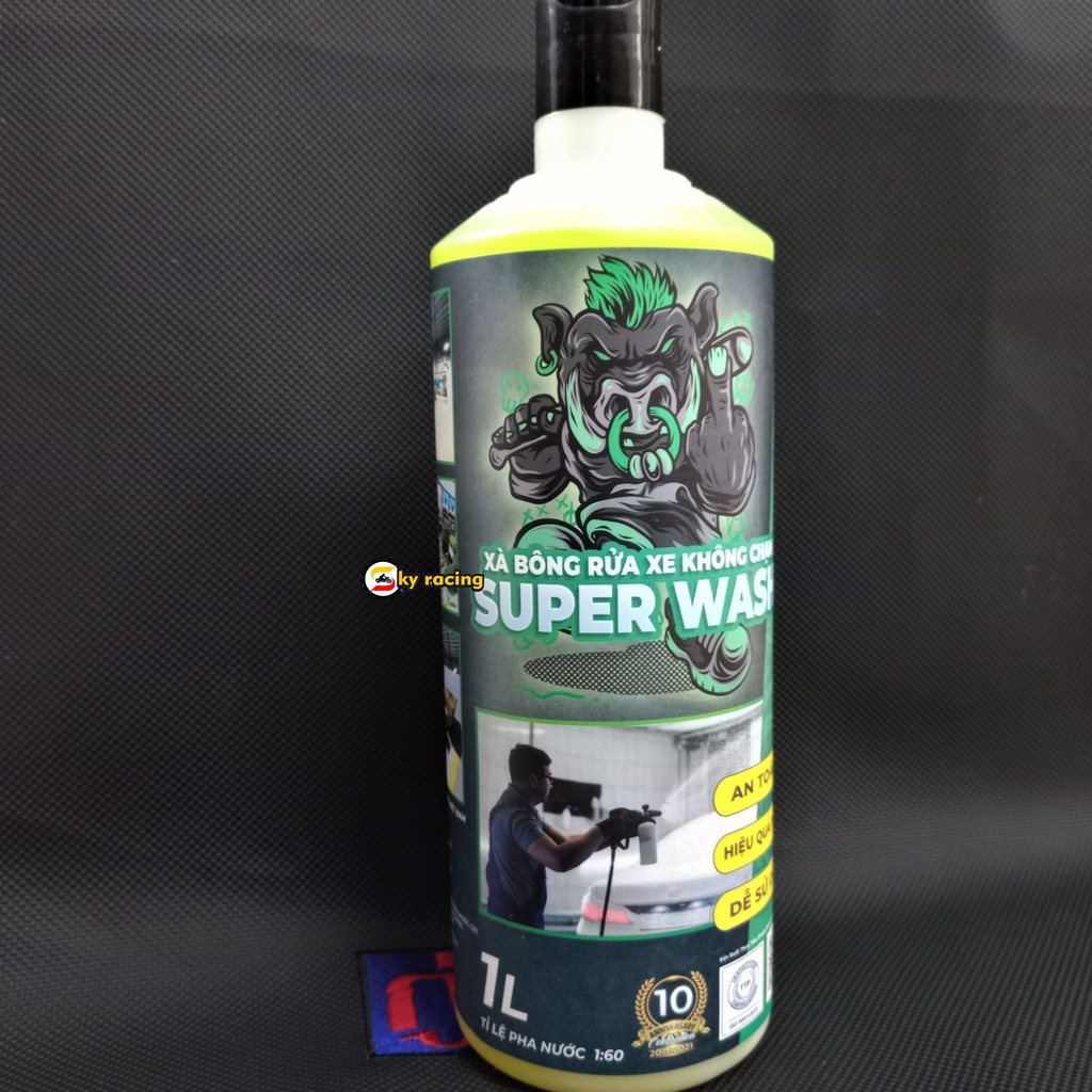 Xà bông rửa xe không chạm Super Wash dành cho mọi dòng xe