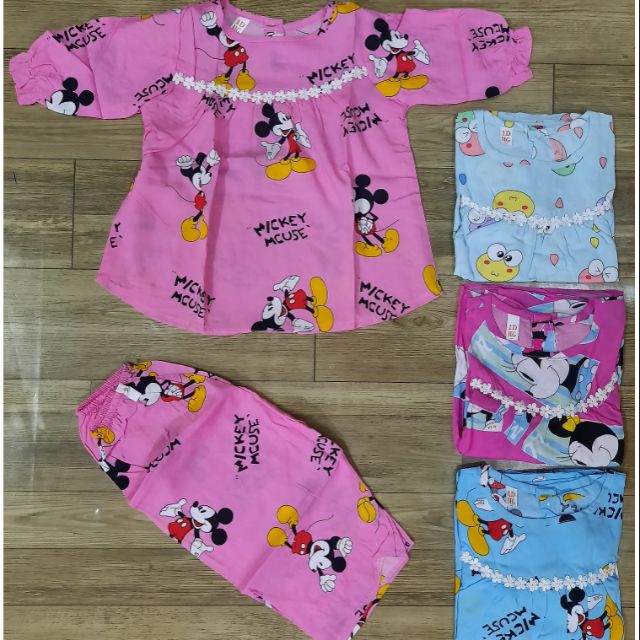 Bộ tole dài bé gái 5-7kg