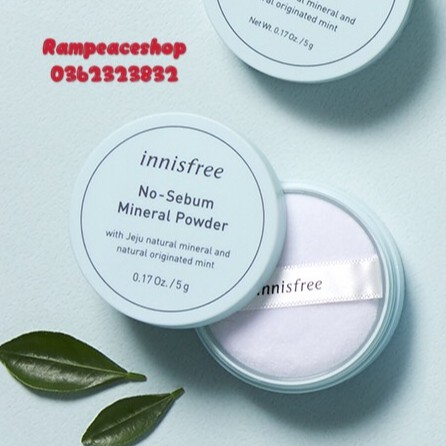 Phấn phủ kiềm dầu dạng bột innisfree no sebum mineral powder