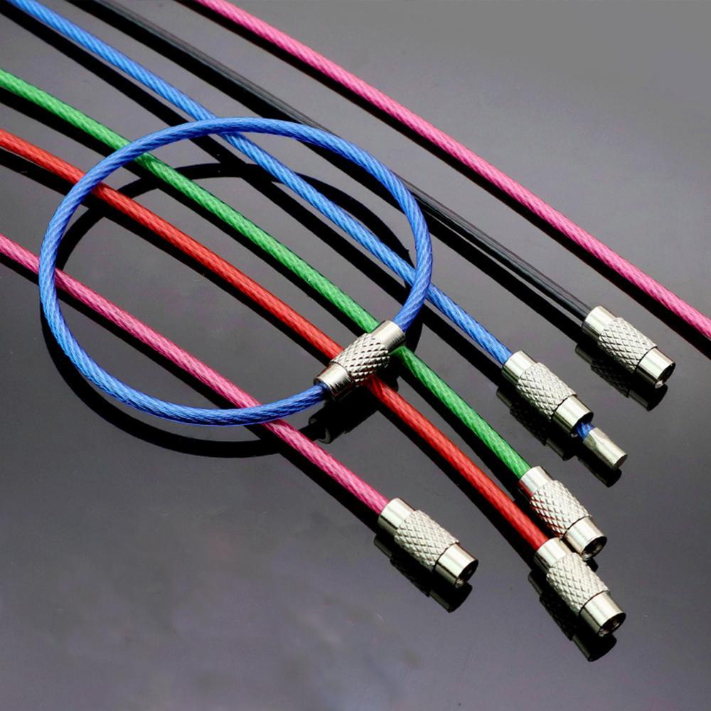 Set 5 / 10 Dây Móc Chìa Khóa Nhiều Màu Sắc Dùng Ngoài Trời Tiện Dụng Giá Đỡ
