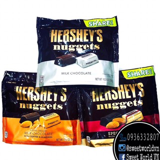 Chocolate Hershey's Nuggets sữa - 340g