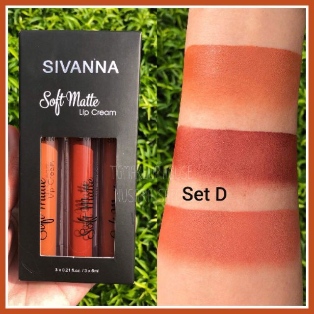 Set son kem lì Sephora Cream Lip Stain Colors Soft Matte