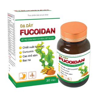 Dạ dày Fucoidan hỗ trợ giảm nguy cơ viêm loét dạ dày