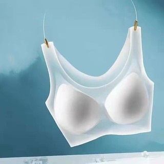 Áo Ngực Siêu Mỏng Không Đường May Bằng Lụa Lạnh Siêu Mỏng Không Đường May Chống Chảy Xệ Dành Cho Nữ