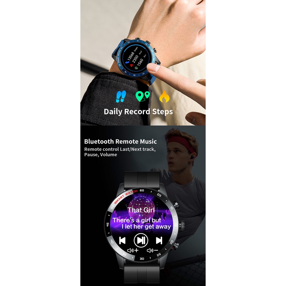 Đồng hồ thông minh CURREN 6001 B kết nối bluetooth chất lượng cao tiện dụng