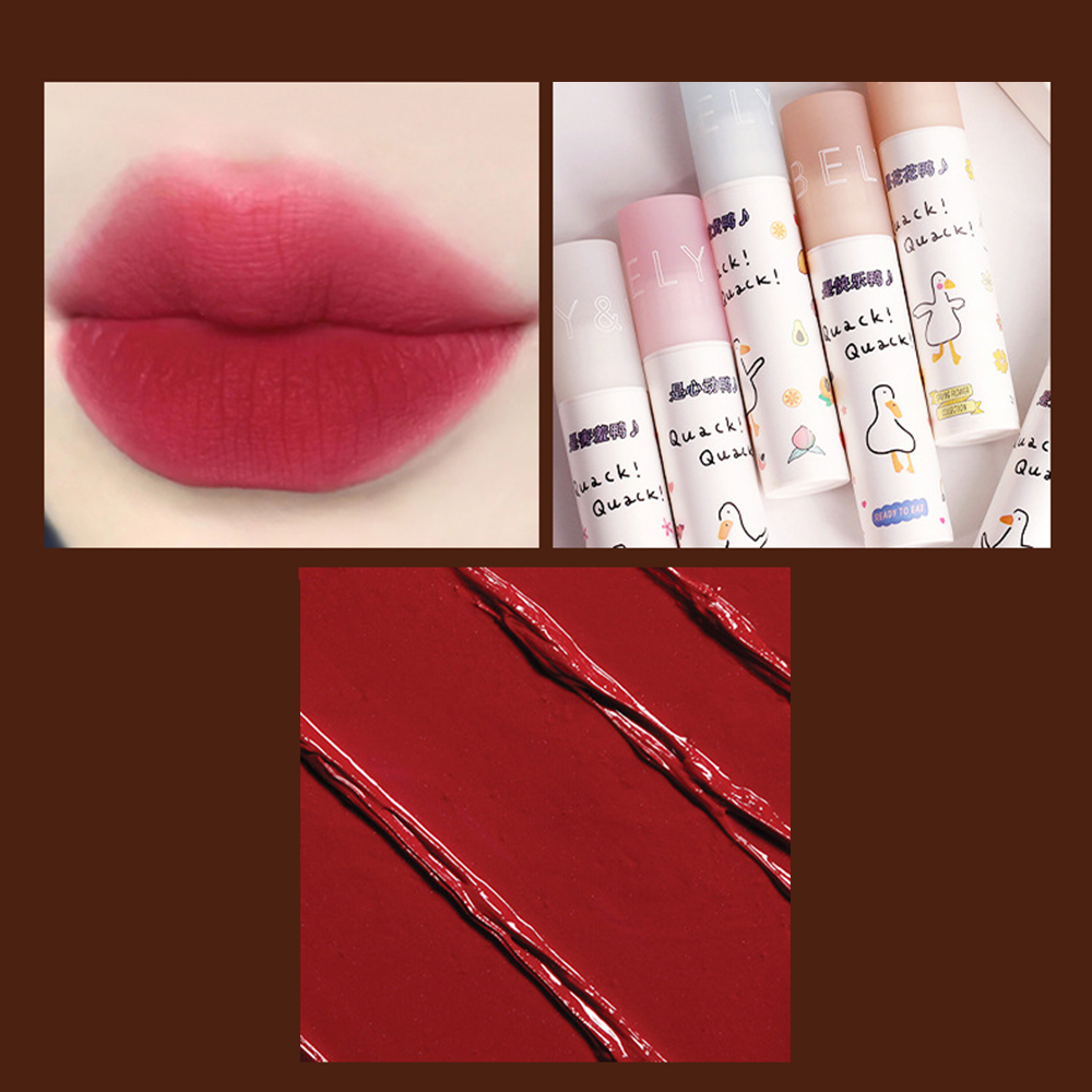 [Hàng mới về] Son môi Qipin Vibely kiểu nhung mờ phong cách Hàn Quốc lâu trôi với 6 màu quyến rũ dành cho người mới