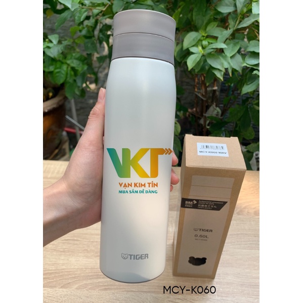 Bình Giữ Nhiệt Lưỡng Tính Tiger MCY - K060 - Màu xám trắng - Hàng Chính Hãng