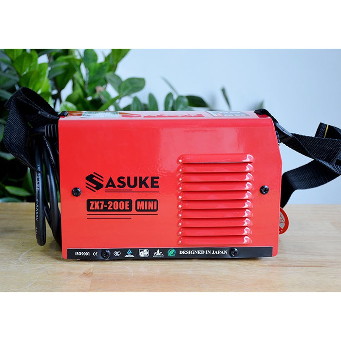 Máy hàn điện xách tay inverter, mini xách tay gia đình, Sasuke ZX7-200E chất lượng cao, đầy đủ phụ kiện