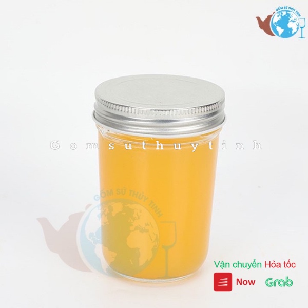 Hũ thủy tinh tròn miệng rộng 500ml
