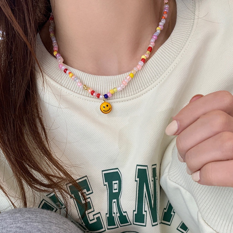 Vòng cổ Mặt Hình Mặt Cười Hoạt Hình 2022