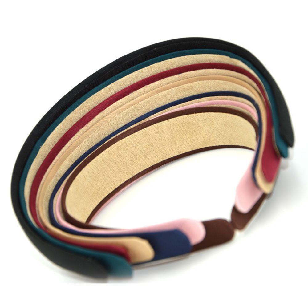 Băng Đô Satin Bản Rộng Màu Sắc Tươi Tắn Cho Nữ