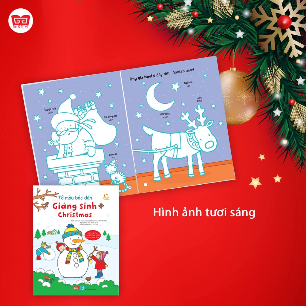 SÁCH - Set tô màu bóc dán ( 7 CUỐN )