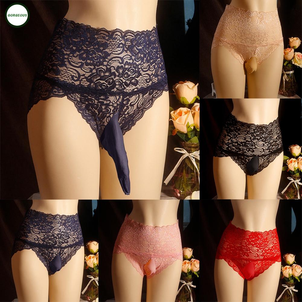 GORGEOUS~Mens Sissy Pouch Panties Underwear Lace Briefs Underpants Breathable Knickers qmhgsxQV UbRggca yaaQyZD
