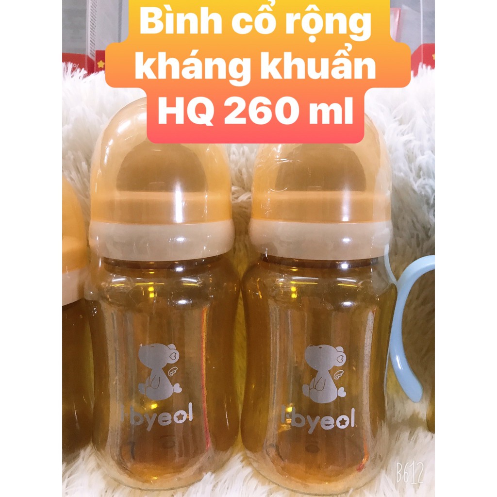 Bình sữa I-Byeol cổ rộng Nano Silver 150ml/250ML