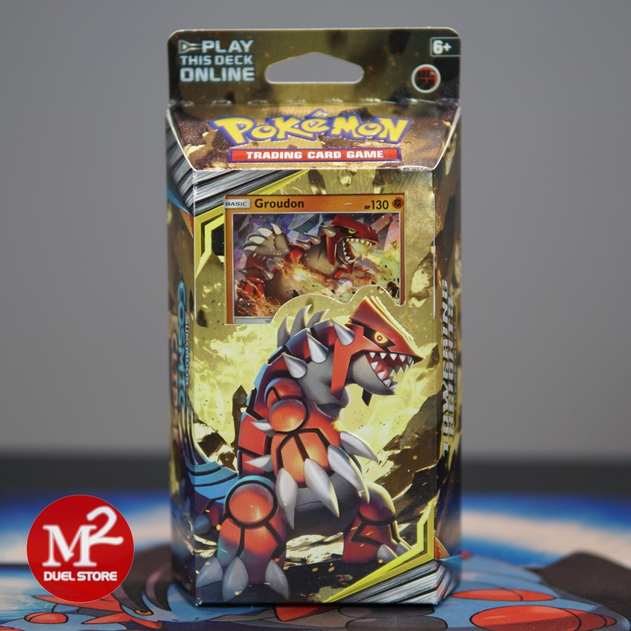 Hộp thẻ bài Sun & Moon Cosmic Eclipse Theme Deck - Towering Heights - Lá bài thật nhập từ Mỹ USA