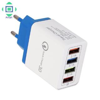 Củ Sạc Nhanh 4 Cổng Usb 3.0 Am Qc 3.0