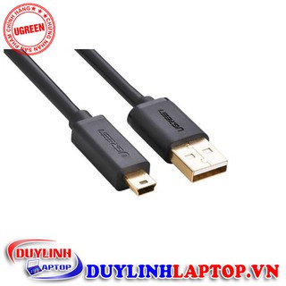 Cáp USB 2.0 to Mini USB cao cấp dài 1.5m chính hãng UGREEN 10385 - Cáp USB 2.0 to Mini USB chất lượng cao
