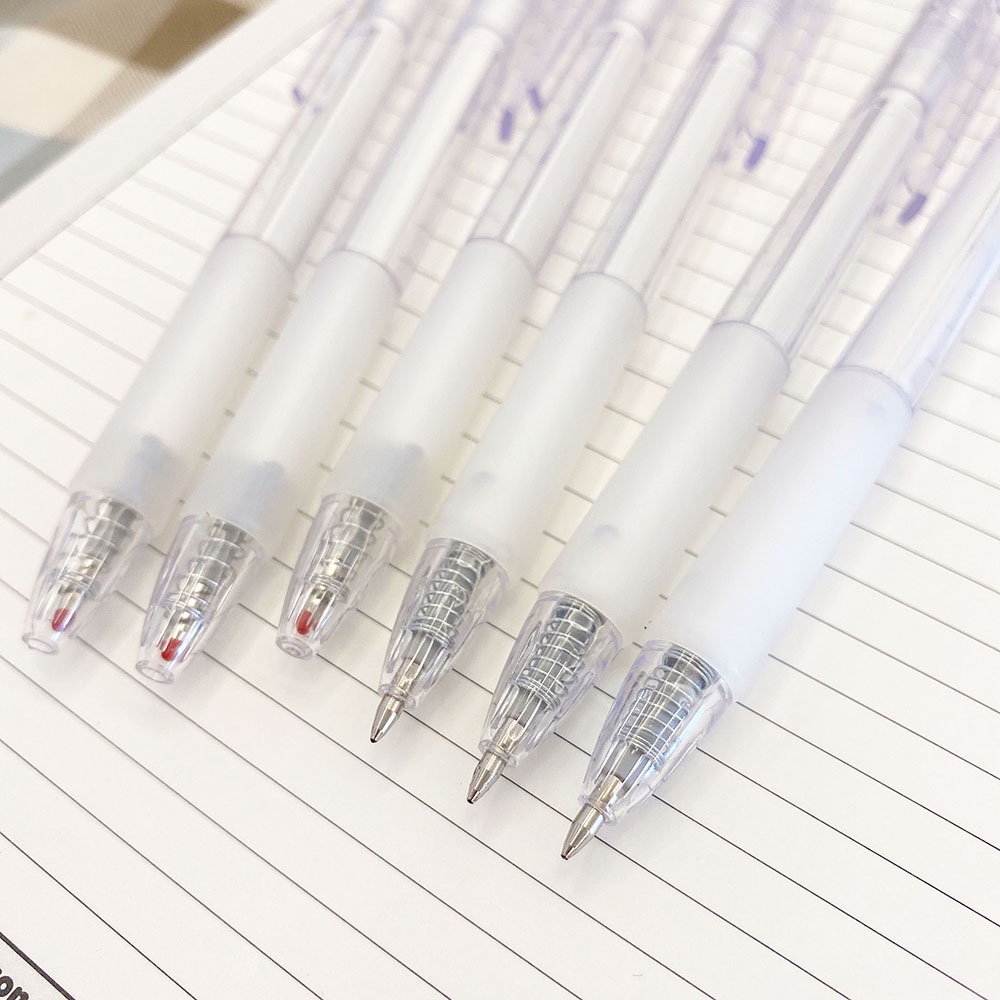 Bút Gel Trắng Bút Gel MUJI Bút Bi Nước Mực Đen Ngòi 0.5mm