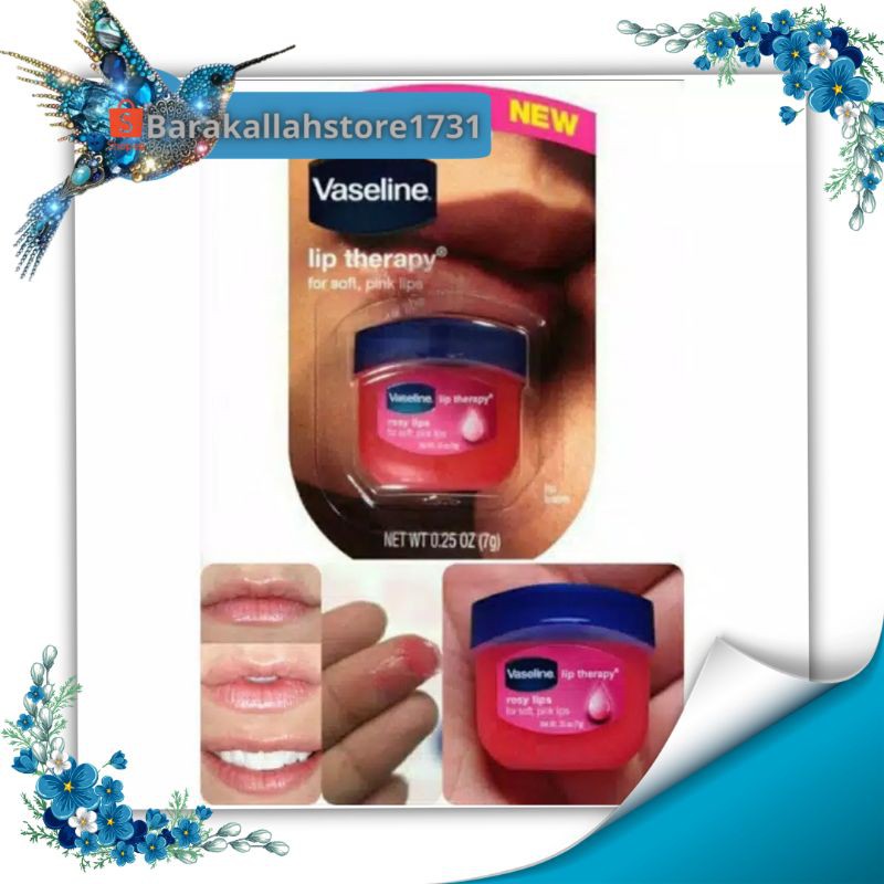 (hàng Mới Về) Son Môi Vaseline Mini / Vaseline Màu Sắc Thời Trang