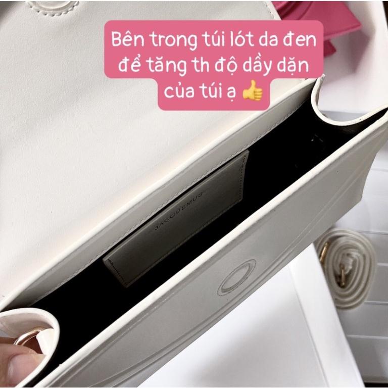Túi jacquen quai tròn cá tính size 24 kèm dây đeo chéo full hộp hàng cao cấp